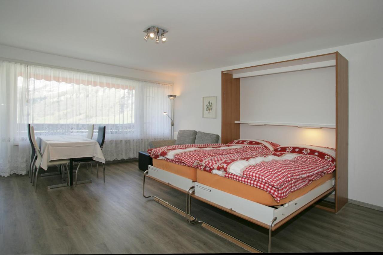 Apartments Haus Quelle Leukerbad Buitenkant foto