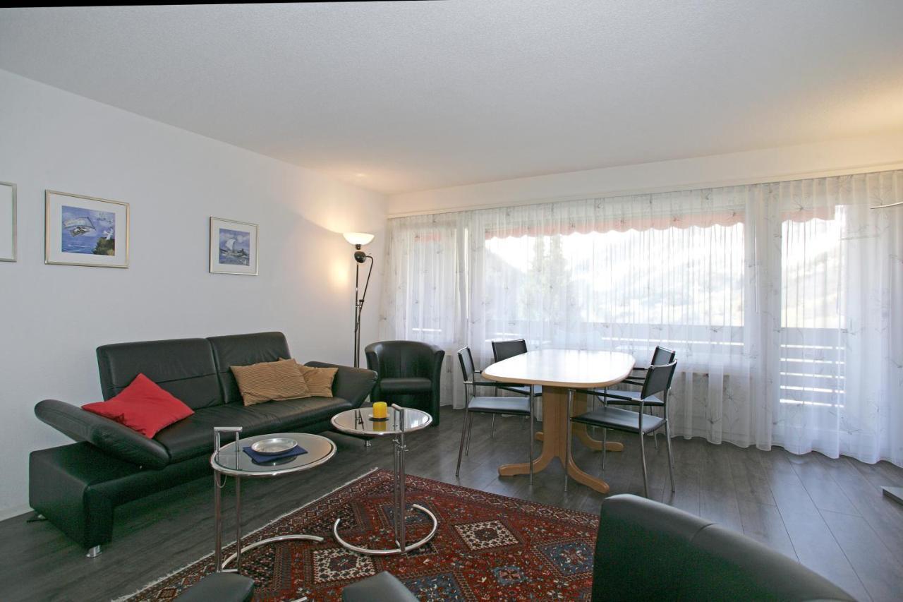 Apartments Haus Quelle Leukerbad Buitenkant foto