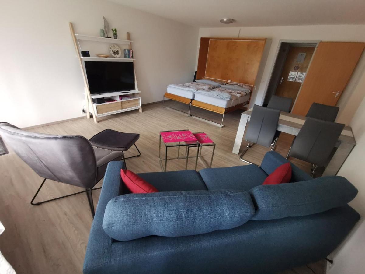 Apartments Haus Quelle Leukerbad Buitenkant foto
