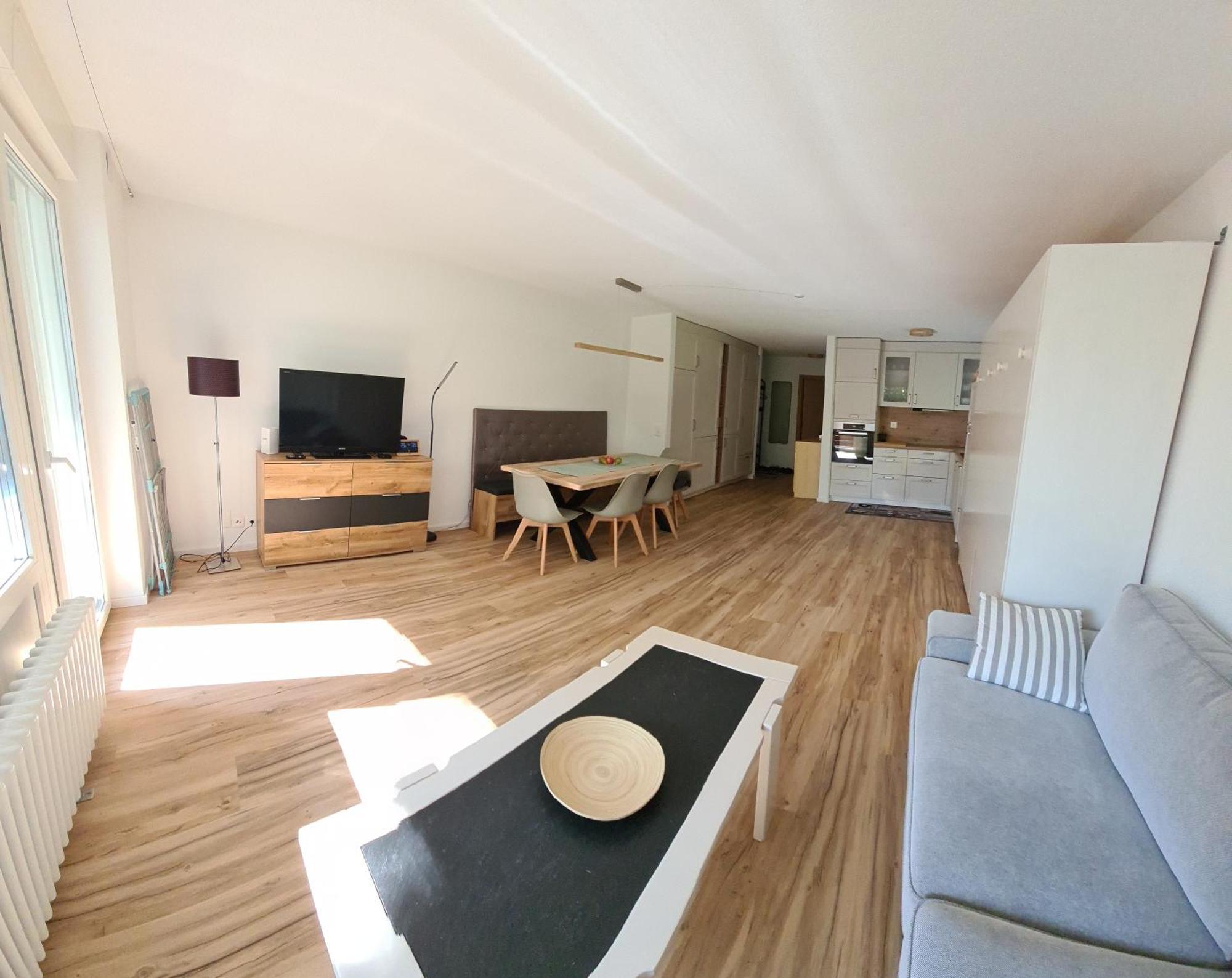 Apartments Haus Quelle Leukerbad Buitenkant foto