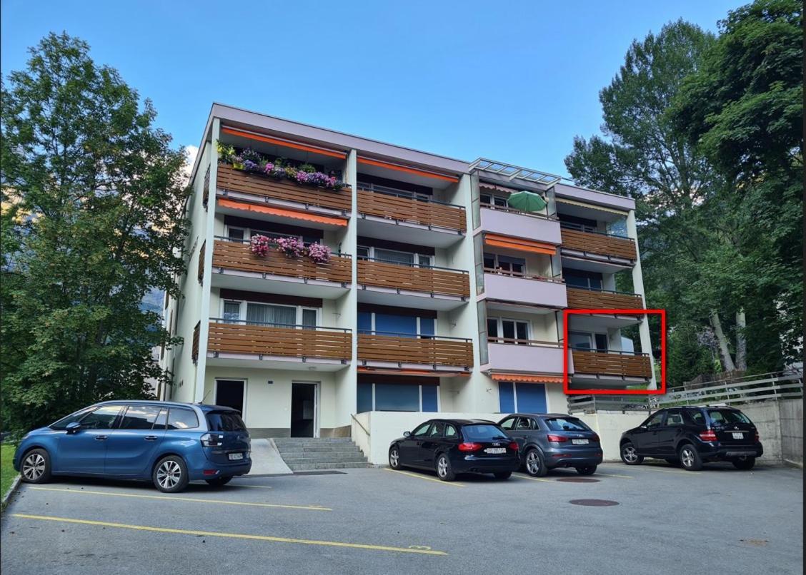Apartments Haus Quelle Leukerbad Buitenkant foto
